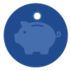 Piggy bank icon